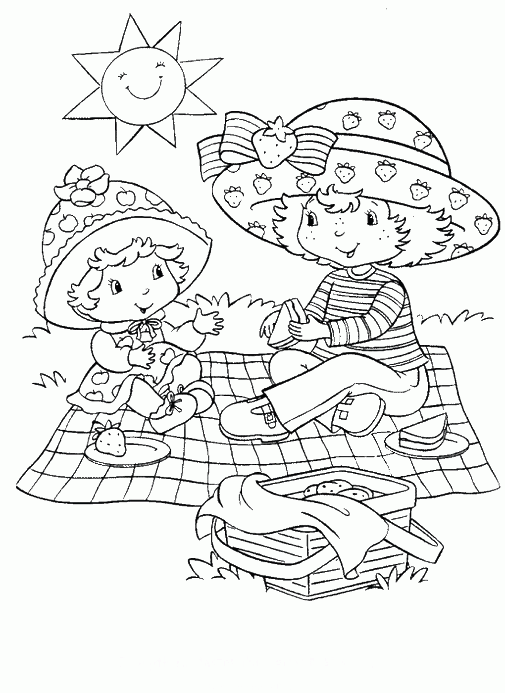 Strawberry Shortcake Coloring Pages TV Film Printable 2020 08135 Coloring4free