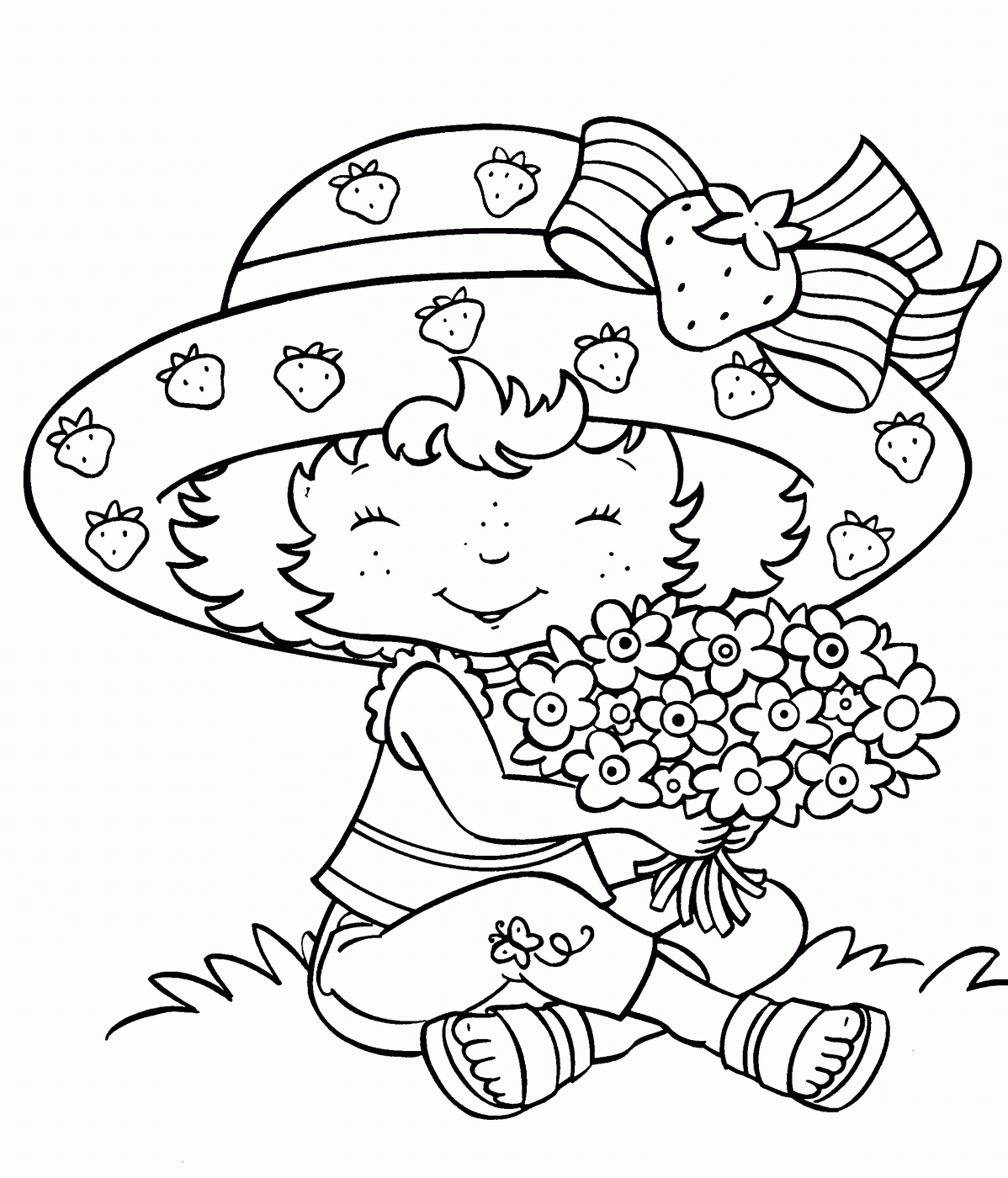 Strawberry Shortcake Coloring Pages TV Film Printable 2020 08136 Coloring4free