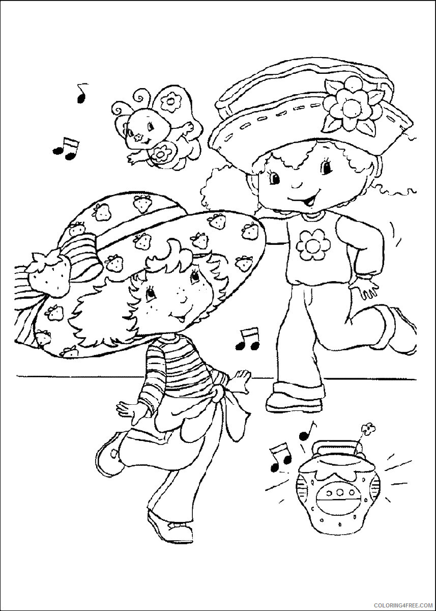 Strawberry Shortcake Coloring Pages TV Film Printable 2020 08137 Coloring4free