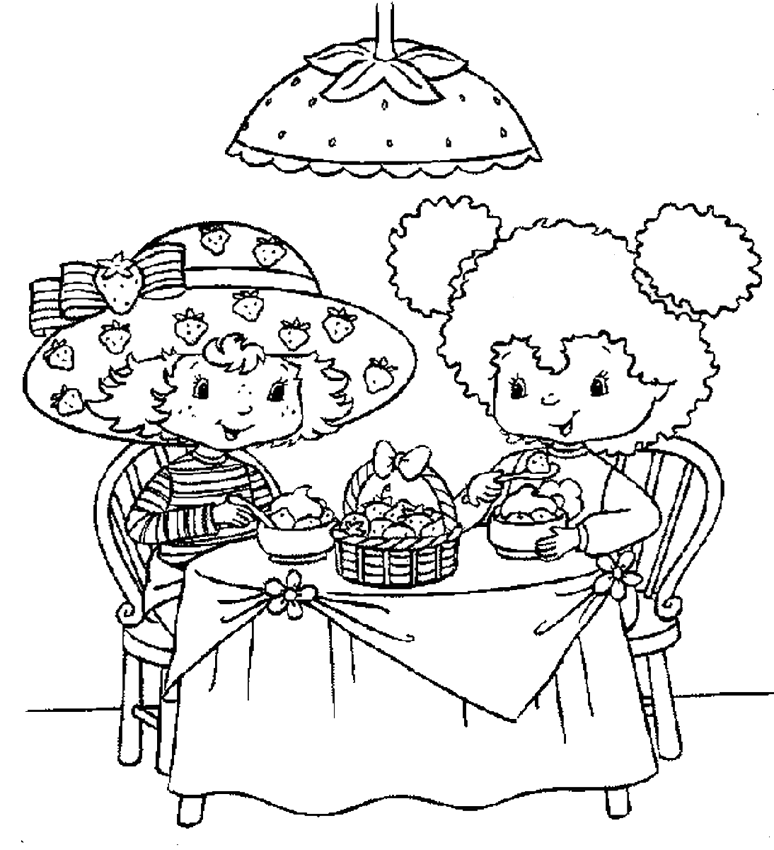 Strawberry Shortcake Coloring Pages TV Film Printable 2020 08138 Coloring4free
