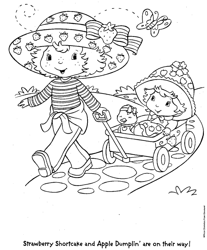 Strawberry Shortcake Coloring Pages TV Film Printable 2020 08146 Coloring4free