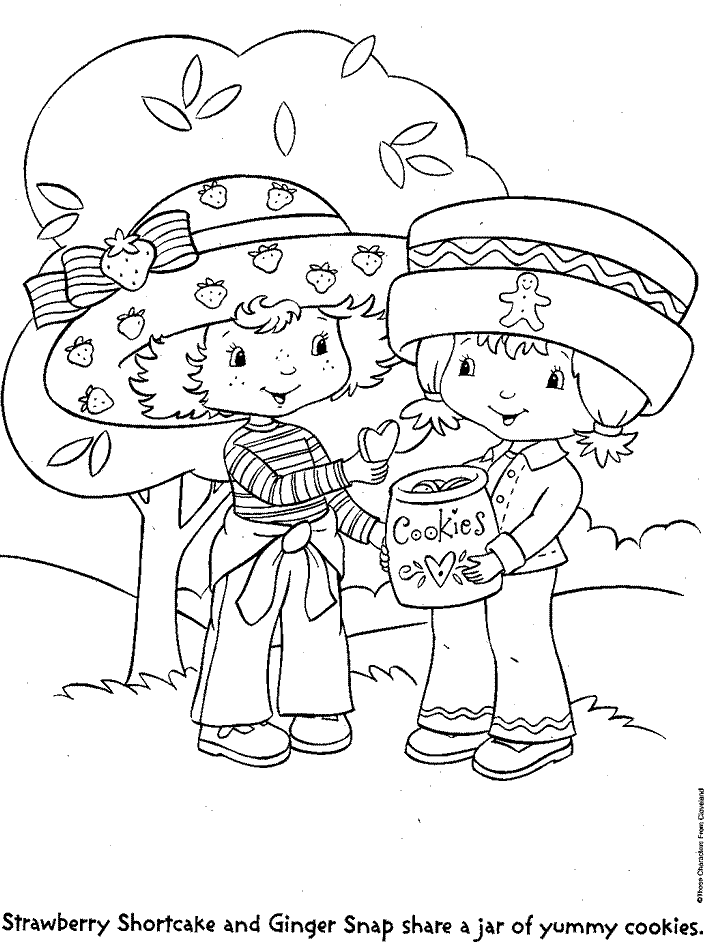 Strawberry Shortcake Coloring Pages TV Film Printable 2020 08148 Coloring4free