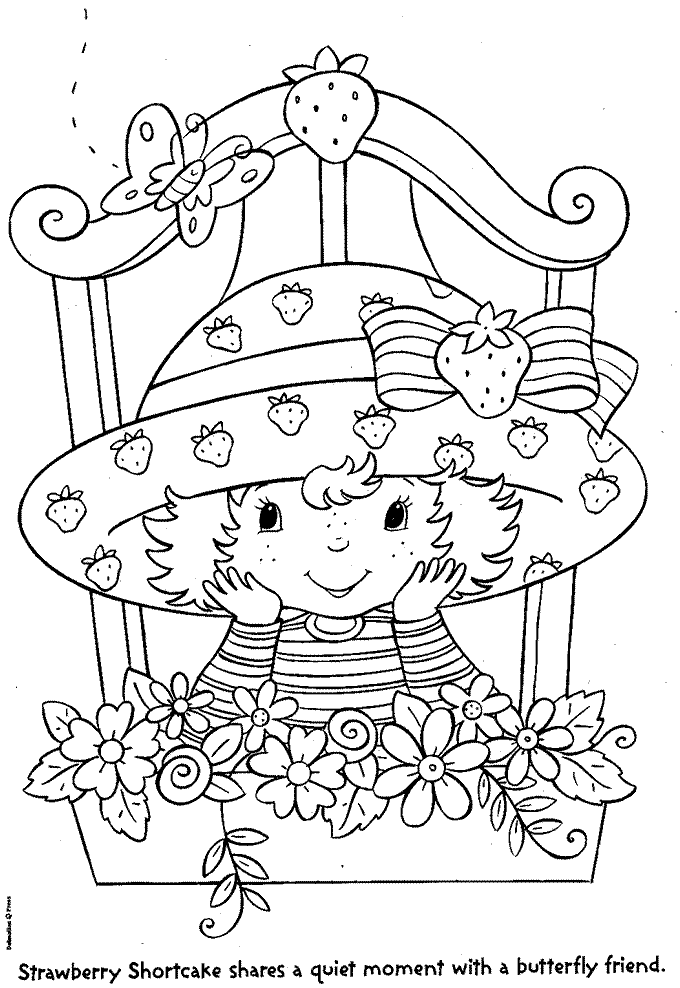 Strawberry Shortcake Coloring Pages TV Film Printable 2020 08149 Coloring4free