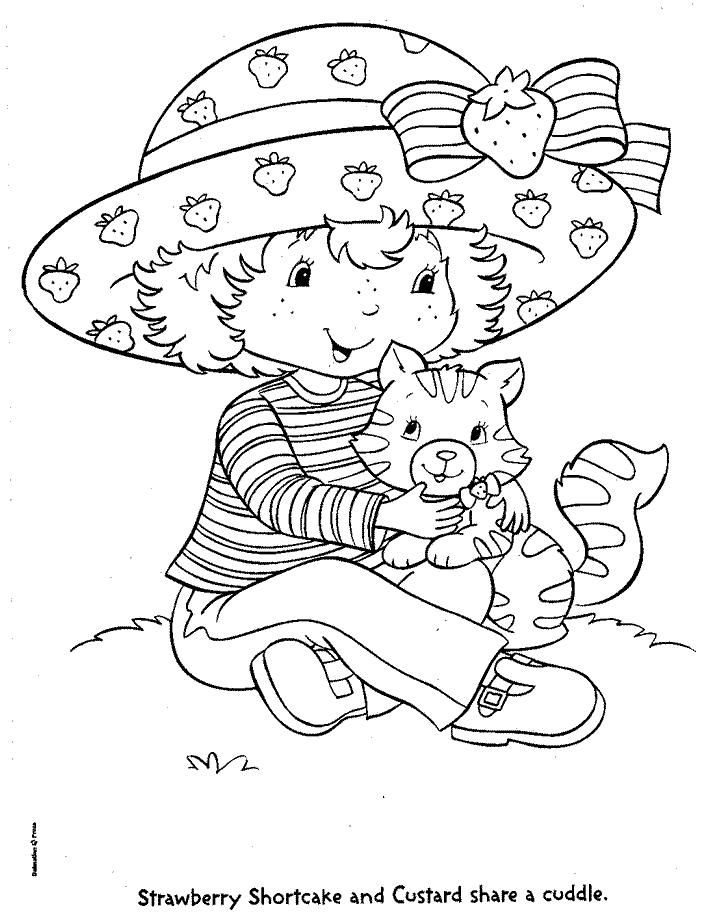 Strawberry Shortcake Coloring Pages TV Film Printable 2020 08150 Coloring4free