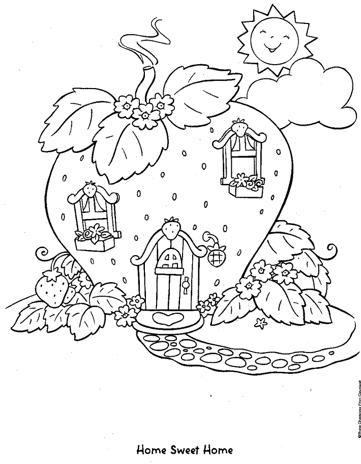 Strawberry Shortcake Coloring Pages TV Film Printable 2020 08153 Coloring4free