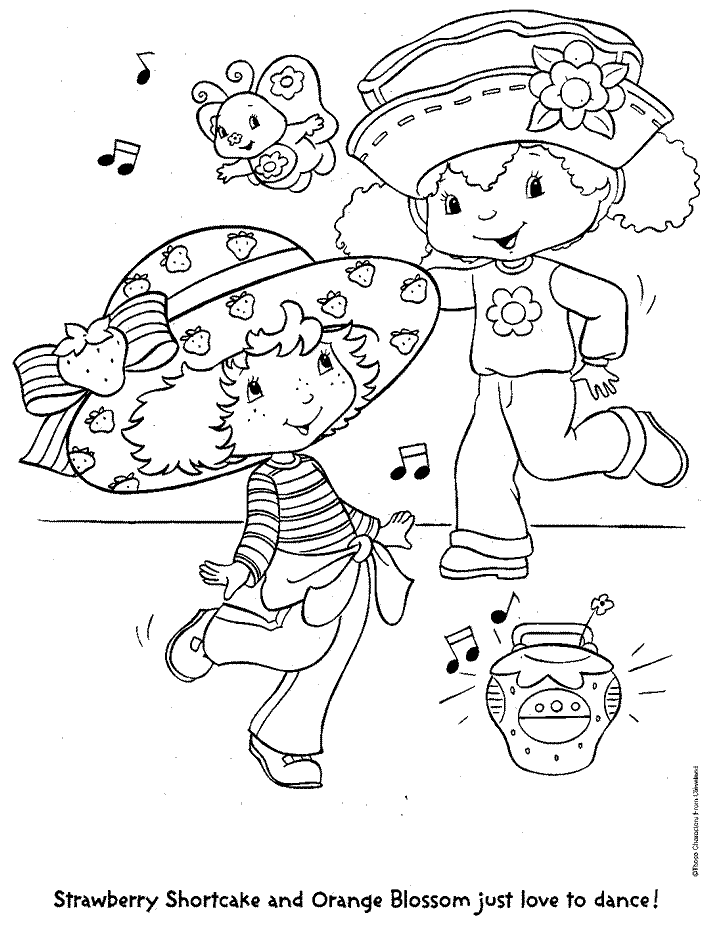 Strawberry Shortcake Coloring Pages TV Film Printable 2020 08154 Coloring4free