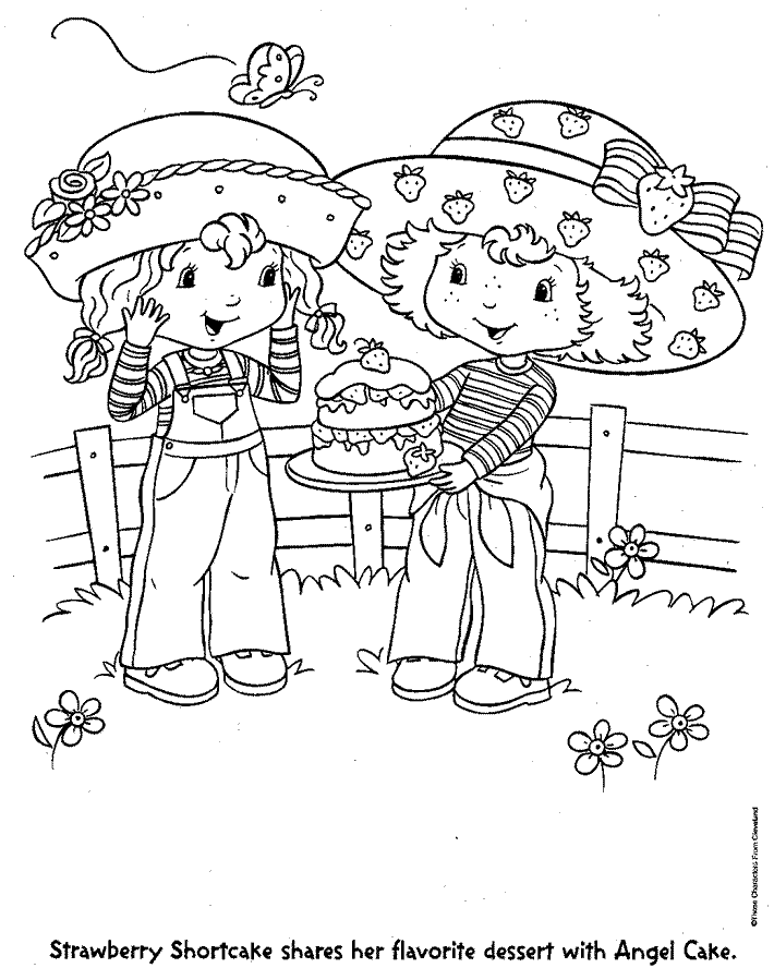 Strawberry Shortcake Coloring Pages TV Film Printable 2020 08158 Coloring4free