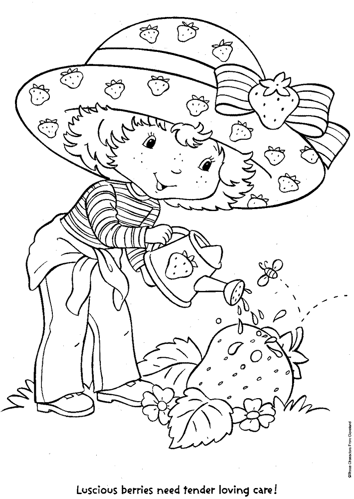 Strawberry Shortcake Coloring Pages TV Film Printable 2020 08159 Coloring4free