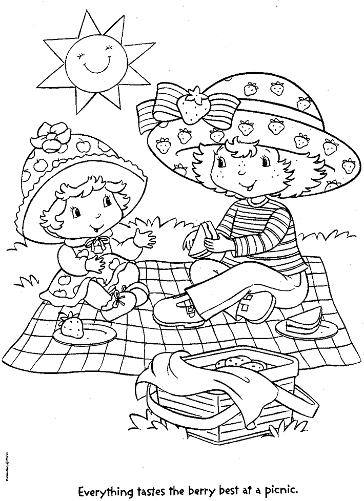 Strawberry Shortcake Coloring Pages TV Film Printable 2020 08161 Coloring4free