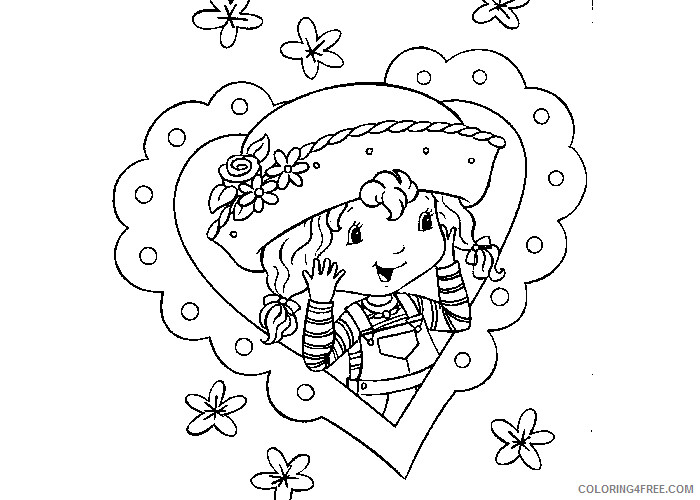 Strawberry Shortcake Coloring Pages TV Film Printable 2020 08175 Coloring4free