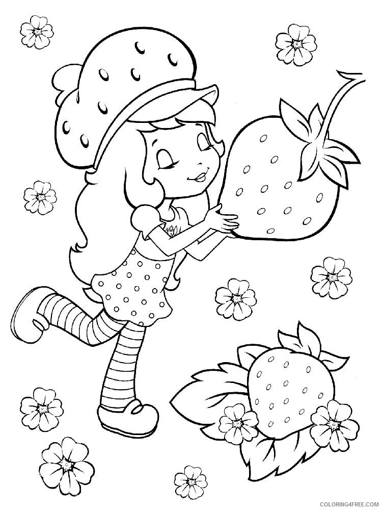 Strawberry Shortcake Coloring Pages TV Film Printable 2020 08178 Coloring4free