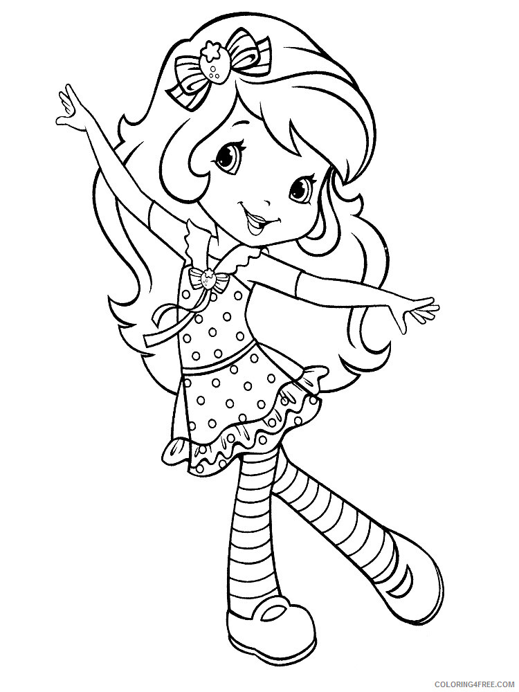 Strawberry Shortcake Coloring Pages TV Film Printable 2020 08179 Coloring4free