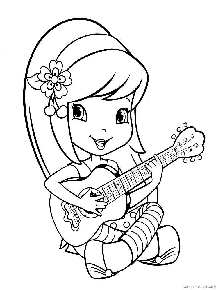 Strawberry Shortcake Coloring Pages TV Film Printable 2020 08182 Coloring4free