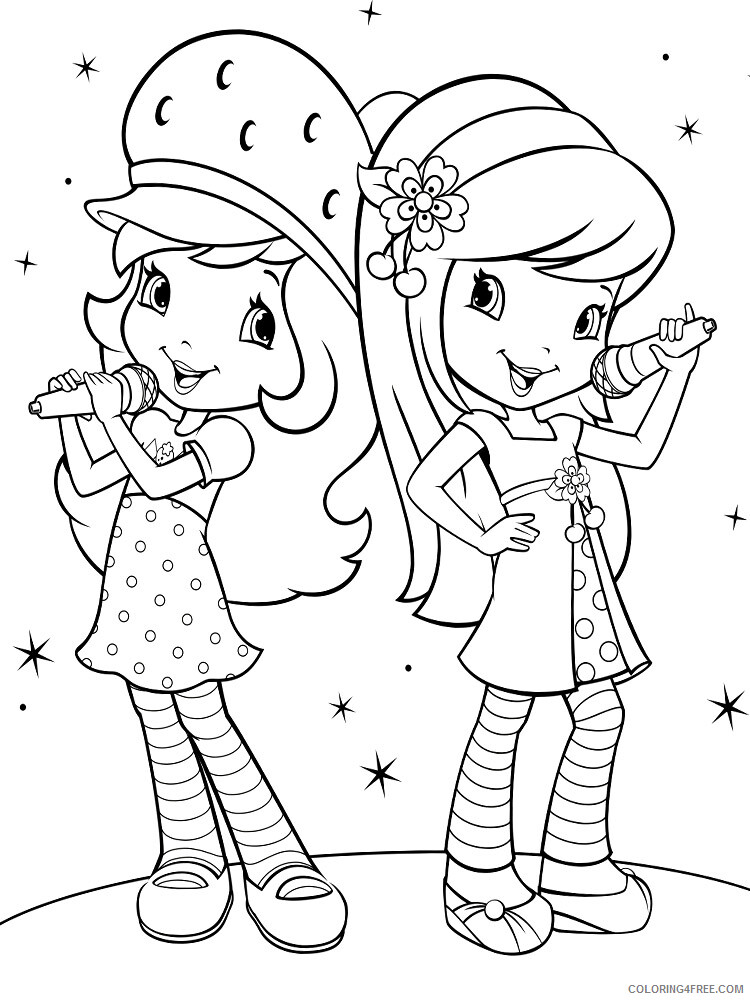 Strawberry Shortcake Coloring Pages TV Film Printable 2020 08183 Coloring4free