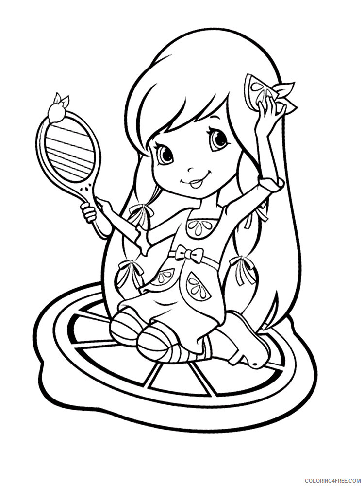 Strawberry Shortcake Coloring Pages TV Film Printable 2020 08184 Coloring4free