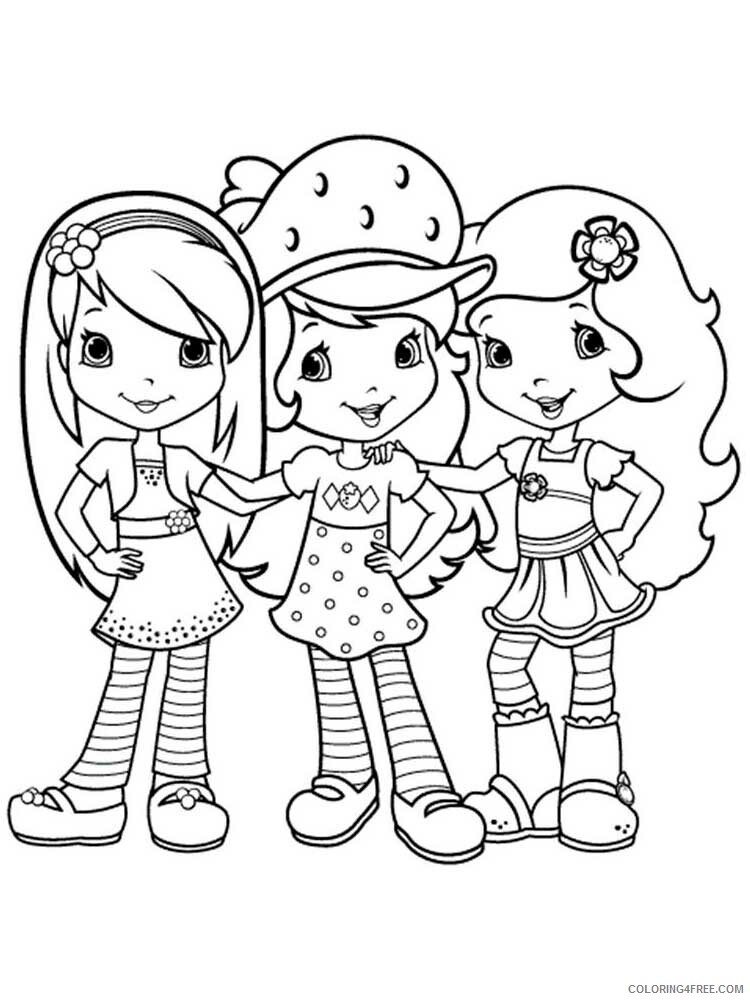 Strawberry Shortcake Coloring Pages TV Film Printable 2020 08188 Coloring4free
