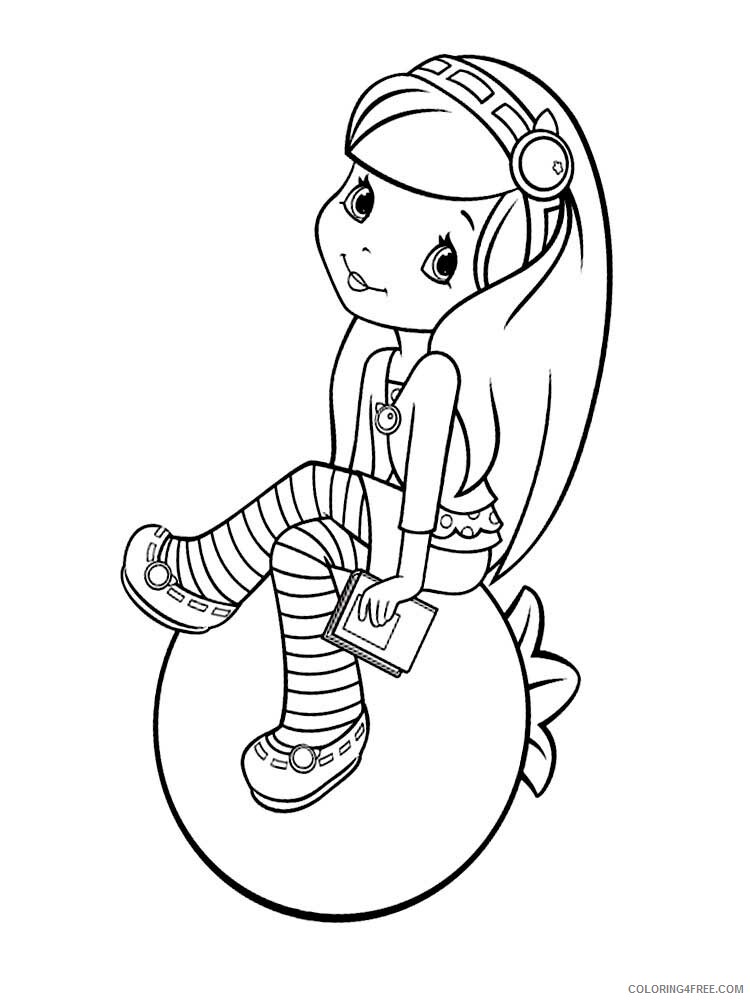 Strawberry Shortcake Coloring Pages TV Film Printable 2020 08190 Coloring4free