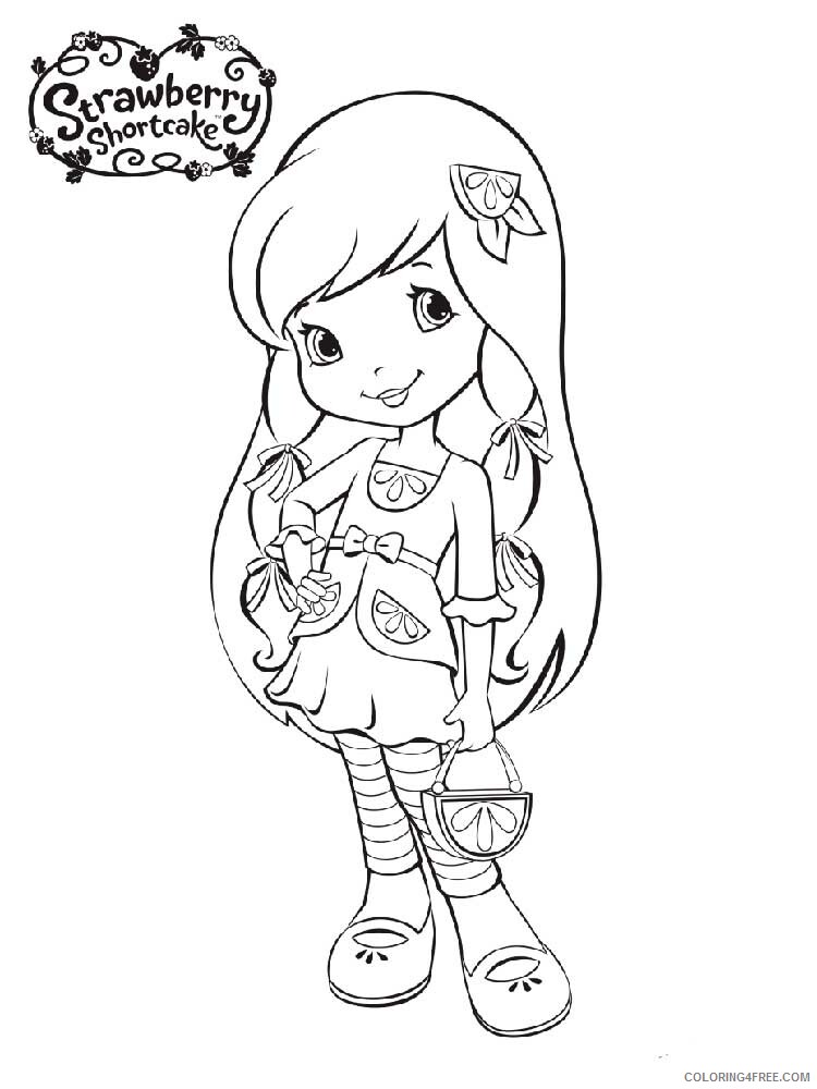 Strawberry Shortcake Coloring Pages TV Film Printable 2020 08196 Coloring4free