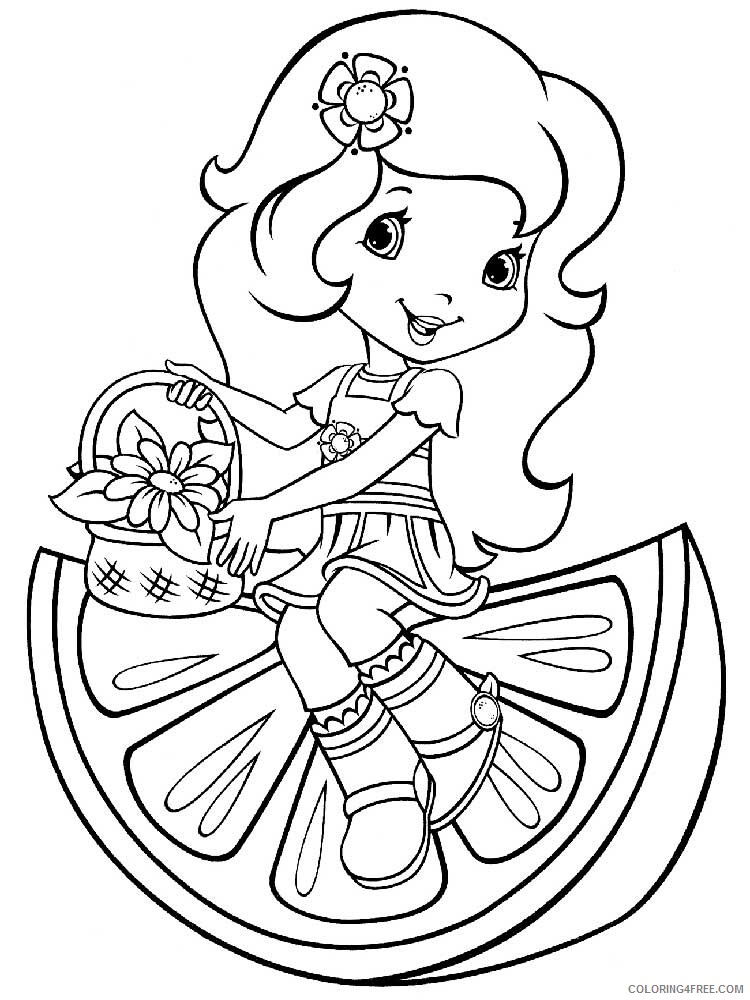 Strawberry Shortcake Coloring Pages TV Film Printable 2020 08198 Coloring4free