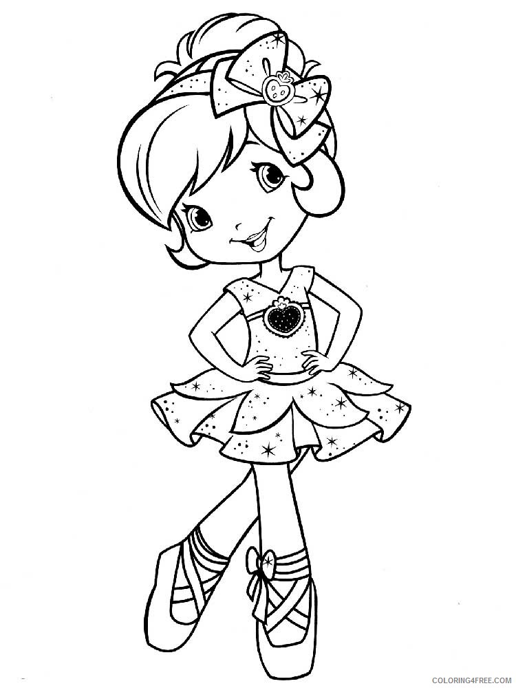 Strawberry Shortcake Coloring Pages TV Film Printable 2020 08199 Coloring4free