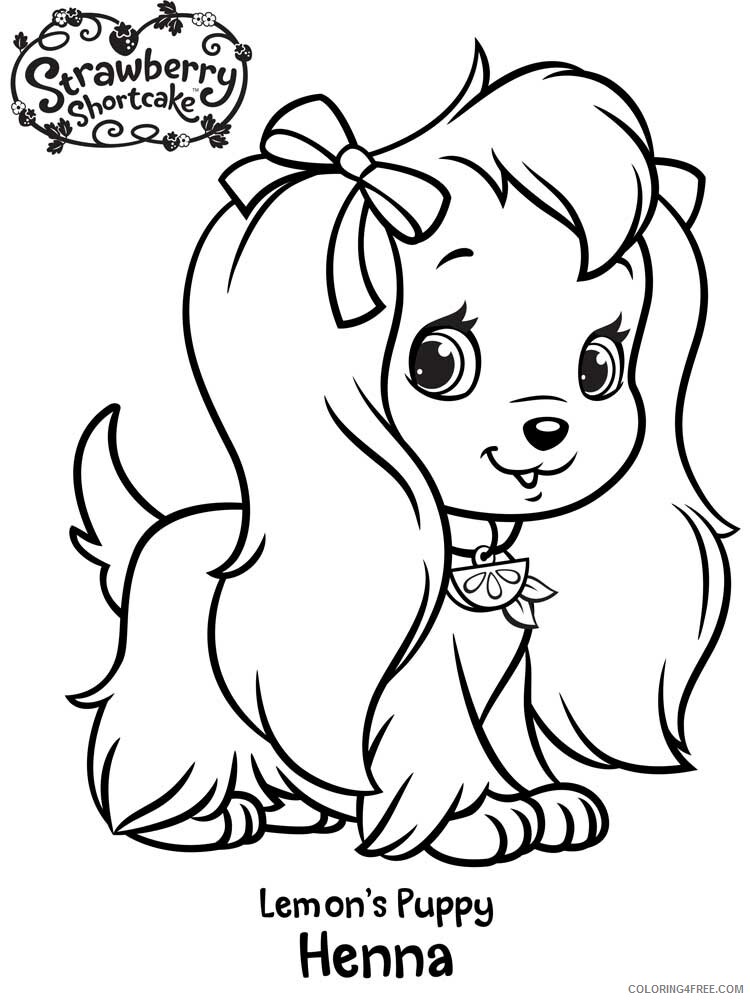 Strawberry Shortcake Coloring Pages TV Film Printable 2020 08204 Coloring4free