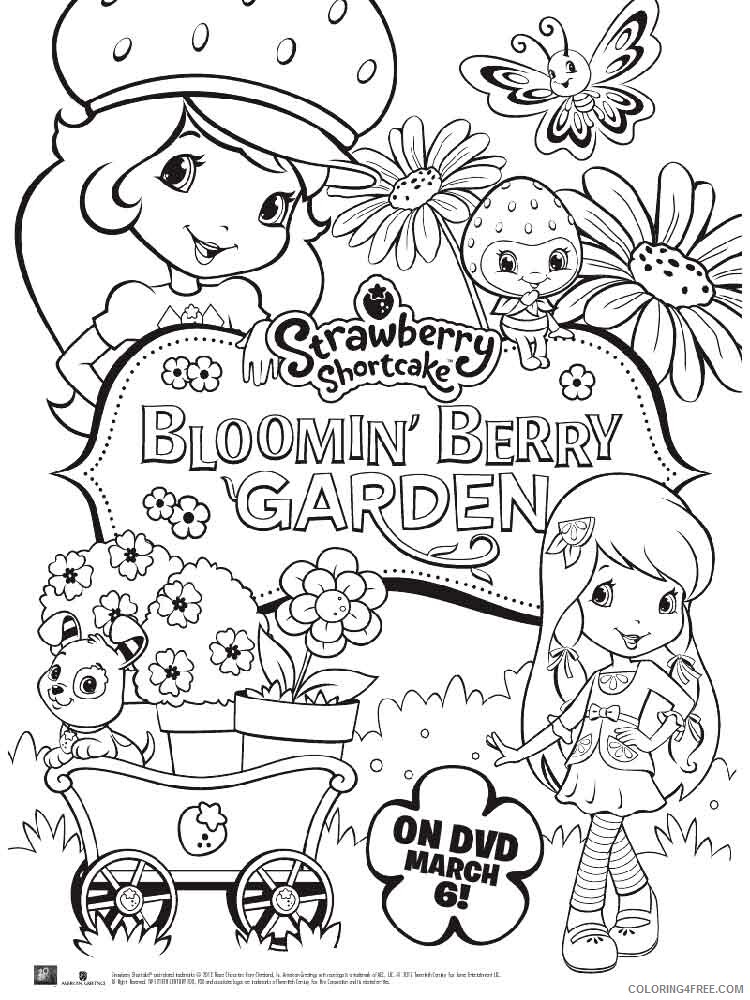 Strawberry Shortcake Coloring Pages TV Film berrykins 1 Printable 2020 08163 Coloring4free