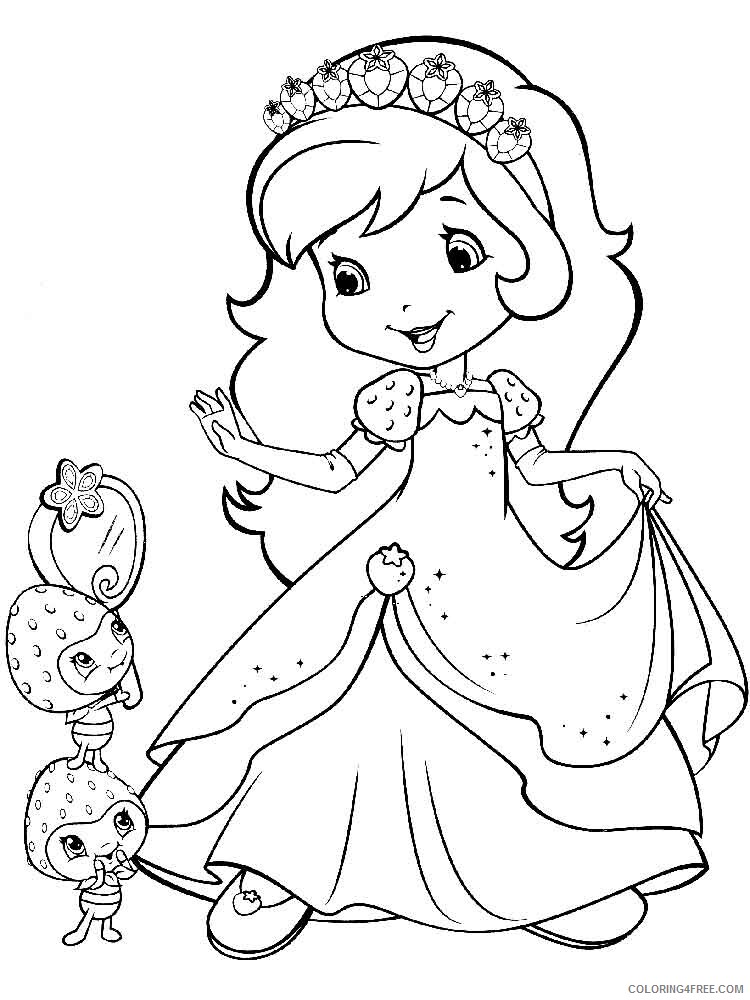 Strawberry Shortcake Coloring Pages TV Film berrykins 12 Printable 2020 08165 Coloring4free