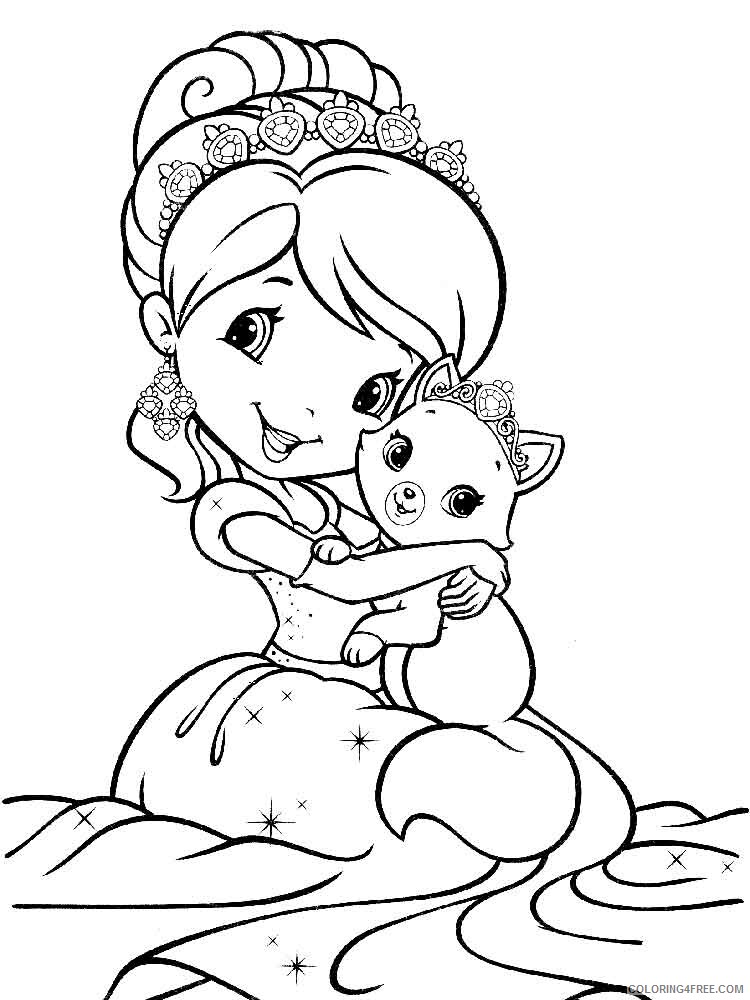 Strawberry Shortcake Coloring Pages Tv Film Berrykins 14 Printable 2020 08167 Coloring4free Coloring4free Com