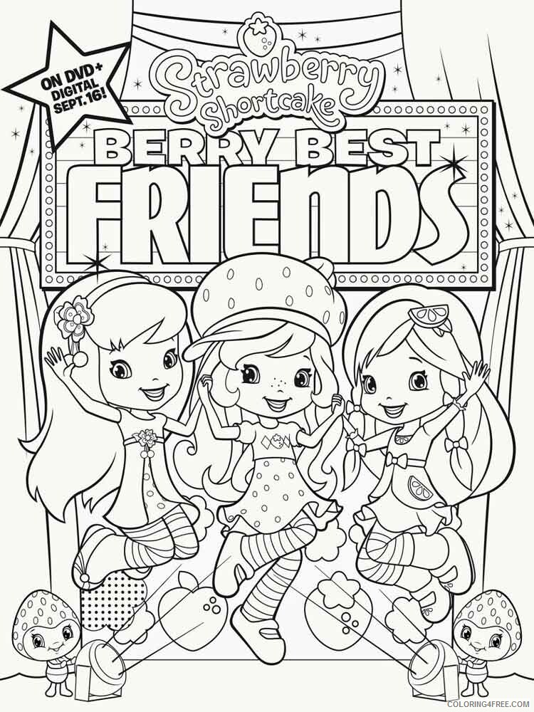 Strawberry Shortcake Coloring Pages TV Film berrykins 2 Printable 2020 08169 Coloring4free