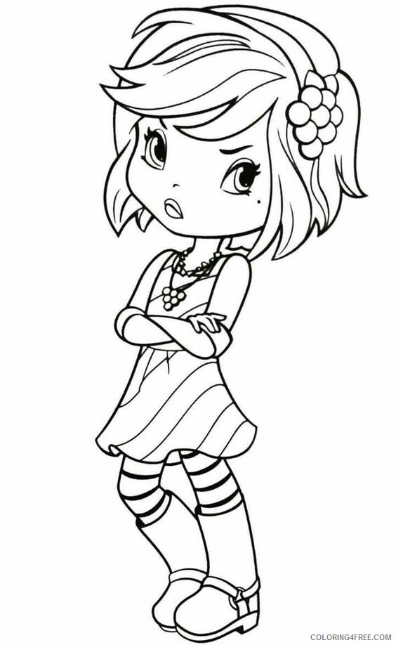 Strawberry Shortcake Coloring Pages TV Film cool Printable 2020 08093 Coloring4free