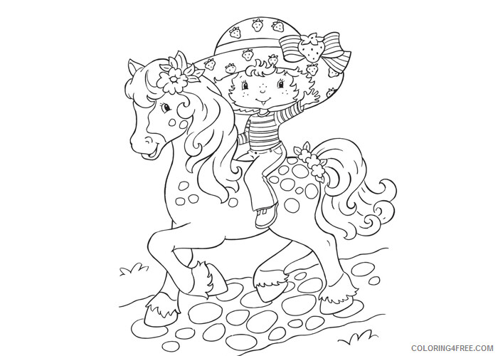 Strawberry Shortcake Coloring Pages TV Film for kids Printable 2020 08205 Coloring4free