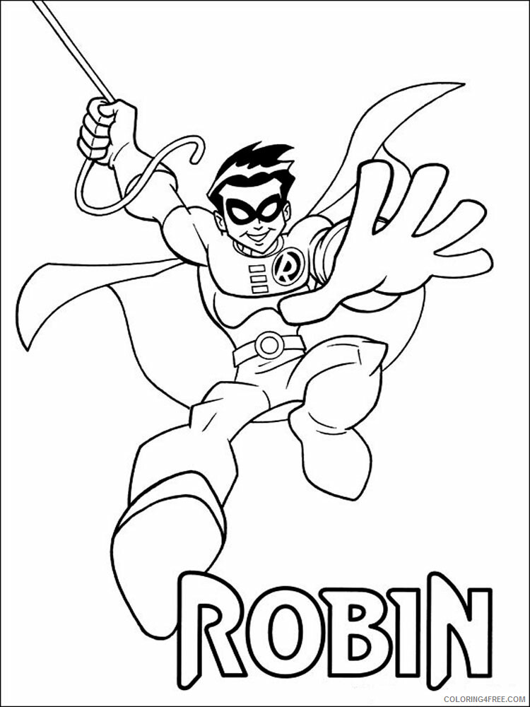 Super Friends Coloring Pages TV Film Superfriends 14 Printable 2020 08266 Coloring4free