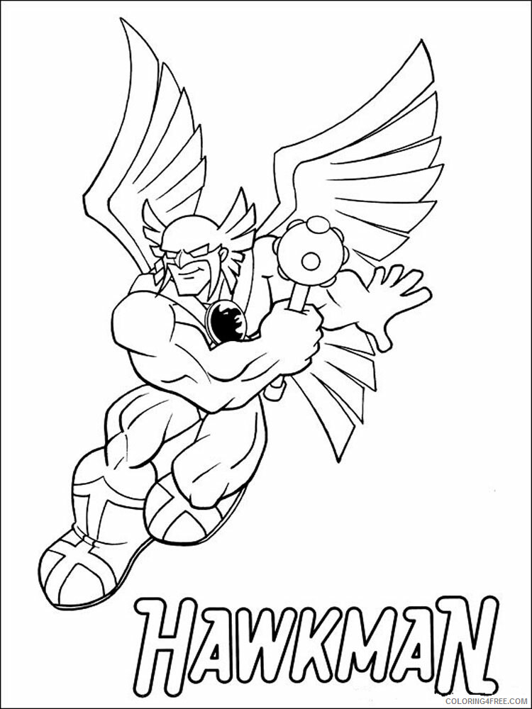 Super Friends Coloring Pages TV Film Superfriends 15 Printable 2020 08268 Coloring4free