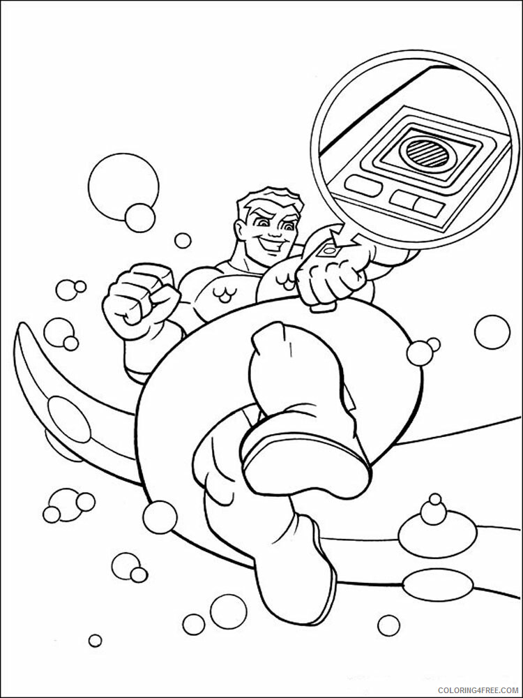 Super Friends Coloring Pages TV Film Superfriends 17 Printable 2020 08272 Coloring4free