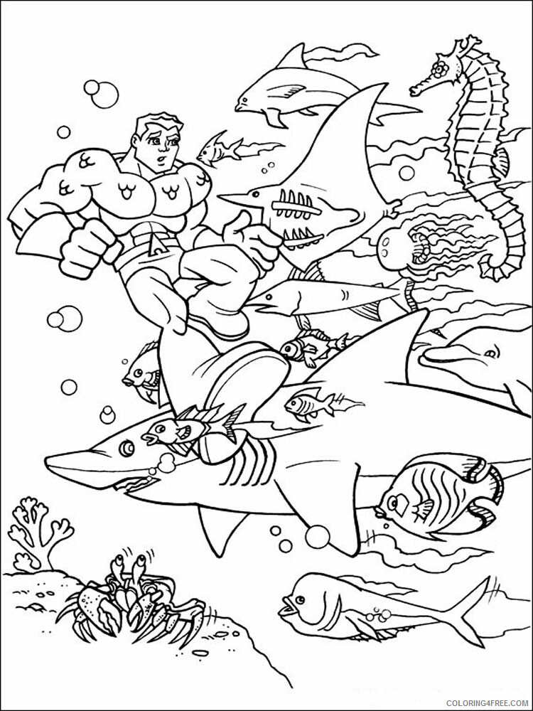 Super Friends Coloring Pages TV Film Superfriends 20 Printable 2020 08280 Coloring4free