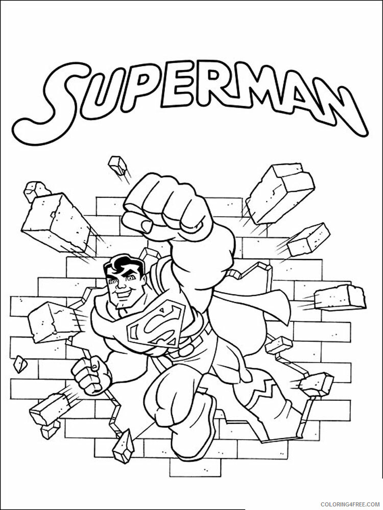 Super Friends Coloring Pages TV Film Superfriends 3 Printable 2020 08284 Coloring4free
