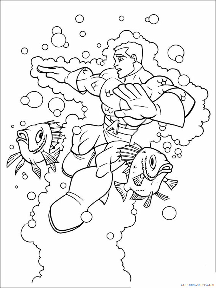 Super Friends Coloring Pages TV Film Superfriends 9 Printable 2020 08296 Coloring4free
