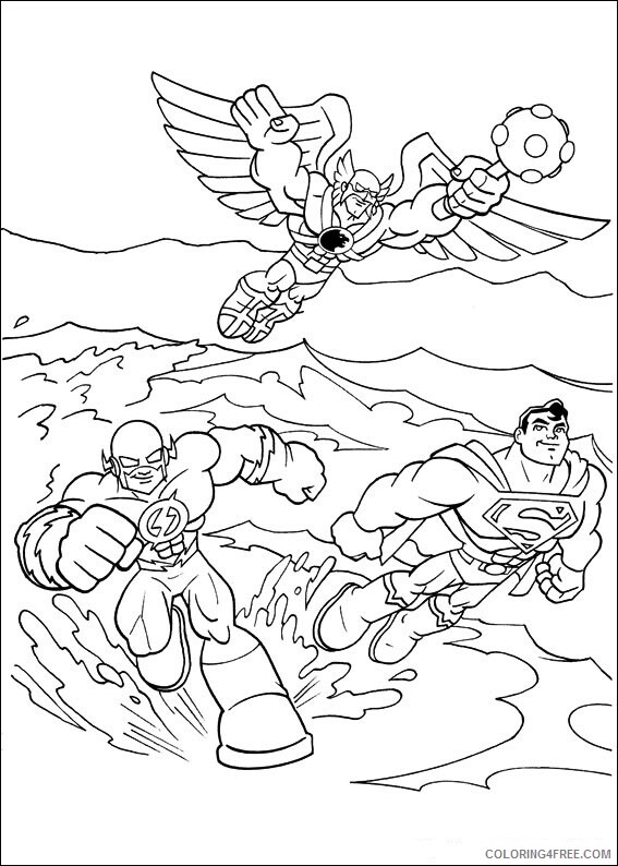 Super Friends Coloring Pages TV Film superfriends 0 Printable 2020 08255 Coloring4free