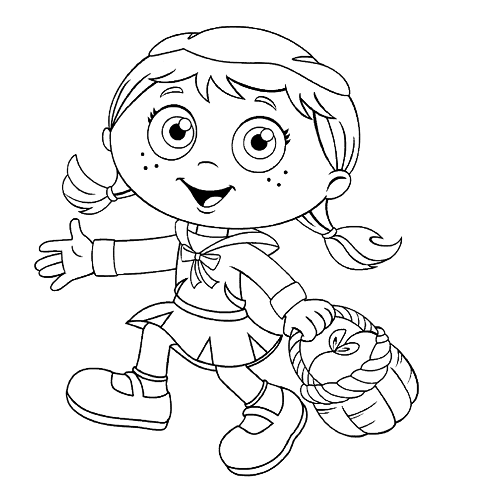Super Why Coloring Pages TV Film Download Super Why Printable 2020 08302 Coloring4free
