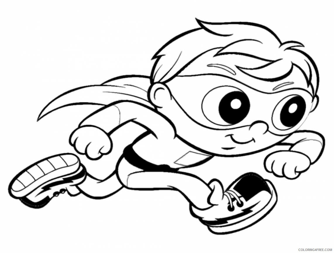 Super Why Coloring Pages TV Film Free Super Whys Printable 2020 08305 Coloring4free