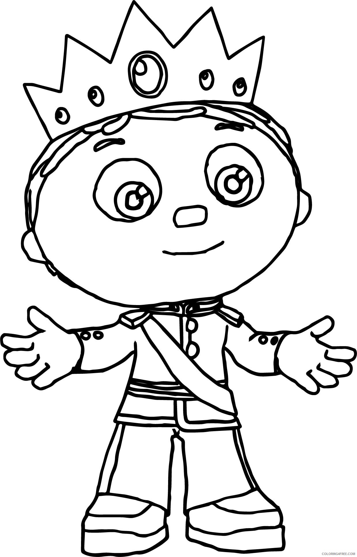 Super Why Coloring Pages TV Film Print Free Super Why Printable 2020 08306 Coloring4free