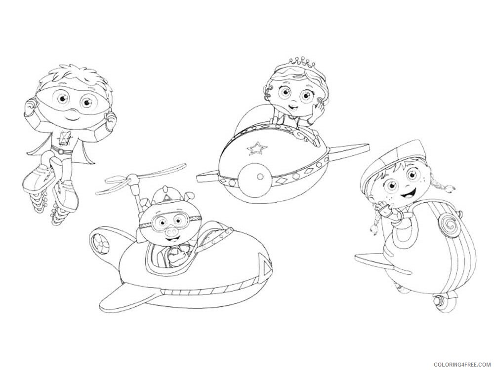 Super Why Coloring Pages TV Film Super Why 10 Printable 2020 08315 Coloring4free