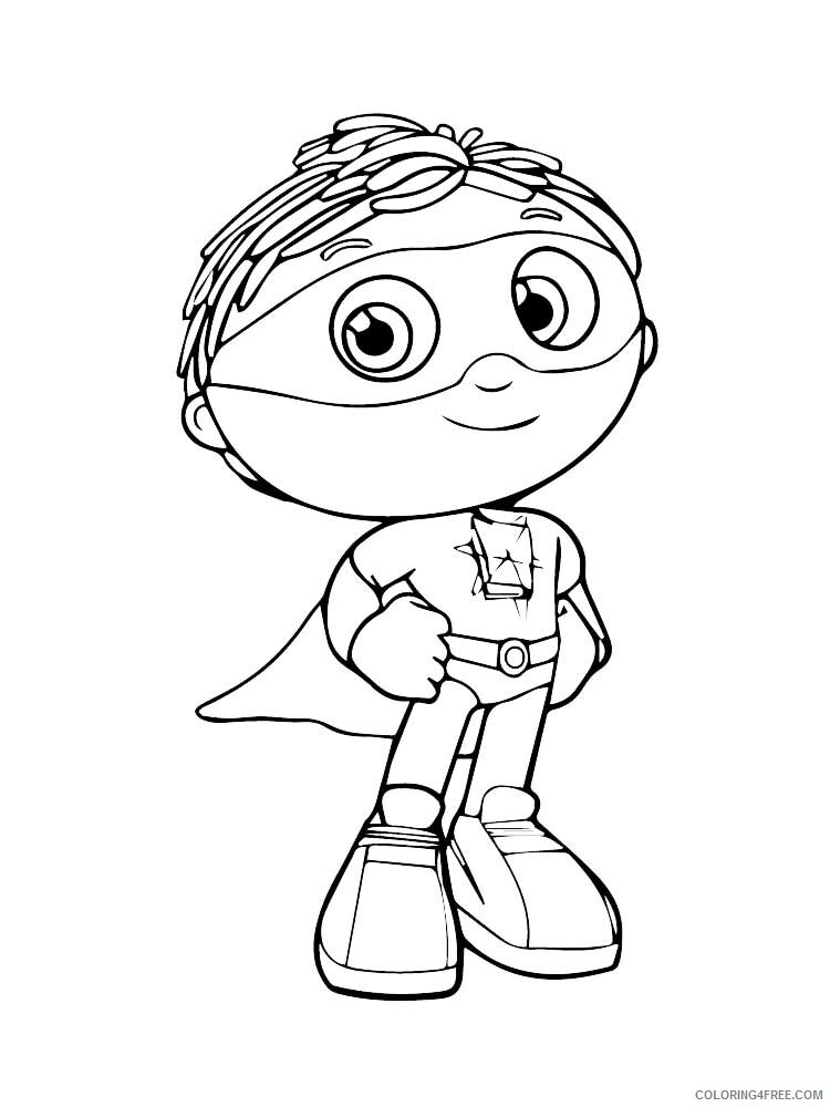 Super Why Coloring Pages TV Film Super Why 11 Printable 2020 08316 Coloring4free
