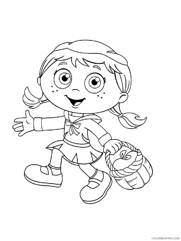 Super Why Coloring Pages TV Film Super Why 4 Printable 2020 08323 Coloring4free