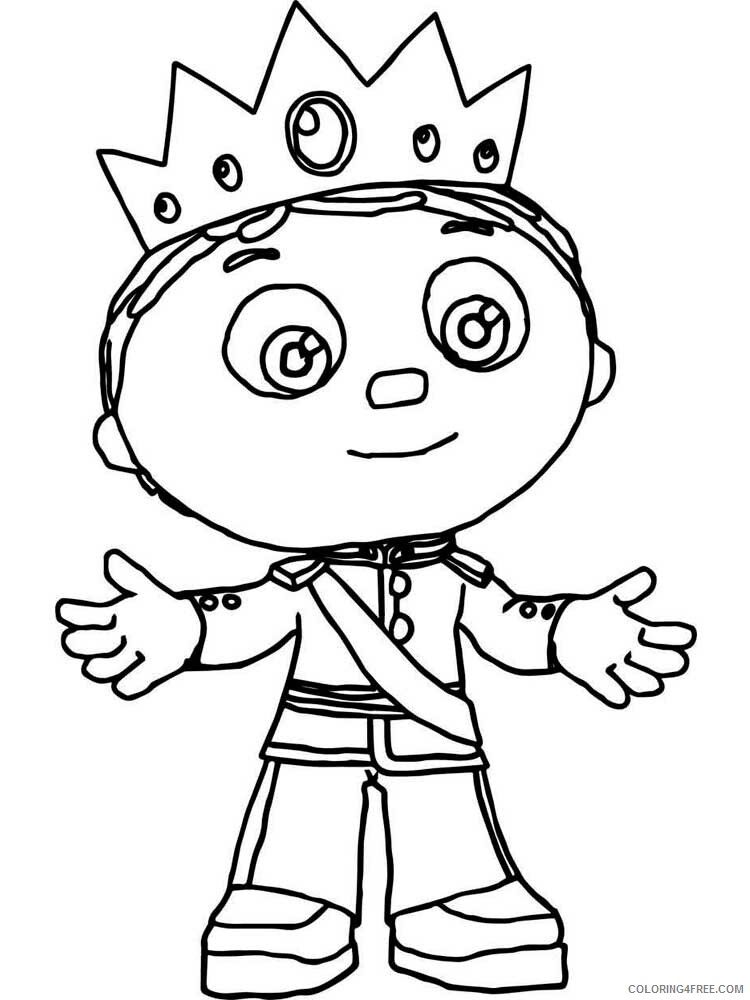 Super Why Coloring Pages TV Film Super Why 5 Printable 2020 08324 Coloring4free
