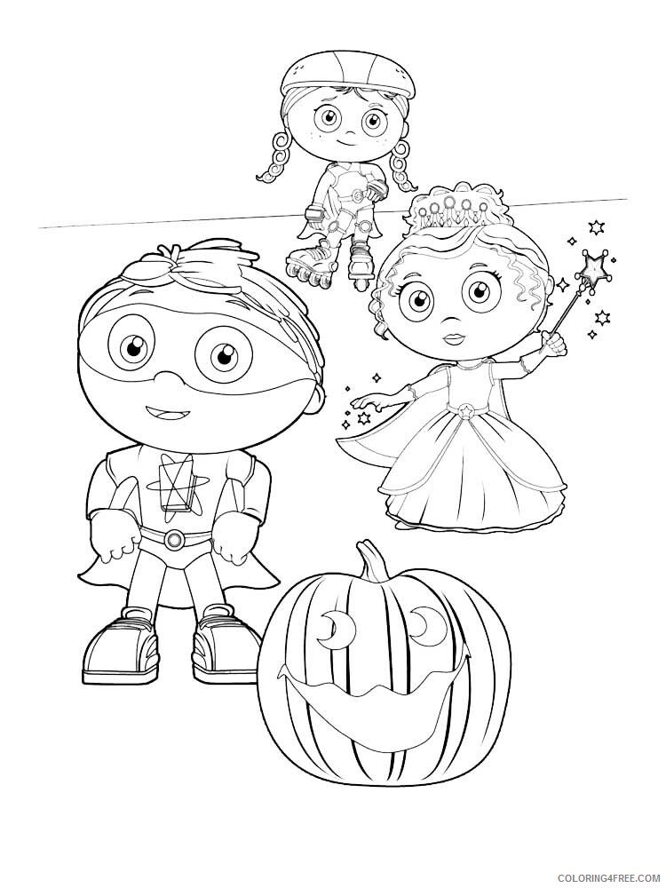 Super Why Coloring Pages TV Film Super Why 8 Printable 2020 08327 Coloring4free