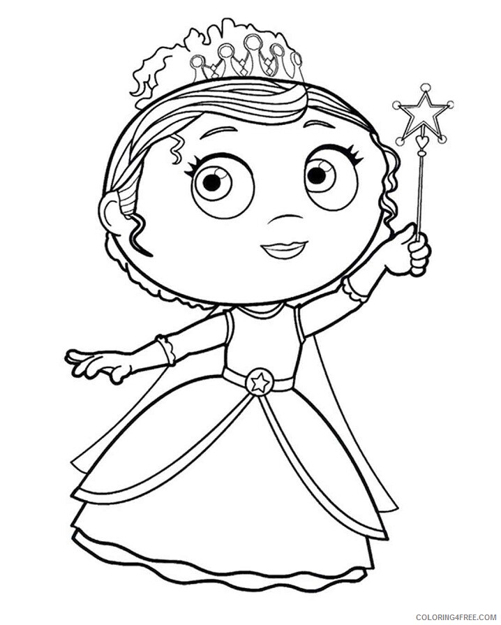 Super Why Coloring Pages TV Film for your toddler Printable 2020 08298 Coloring4free