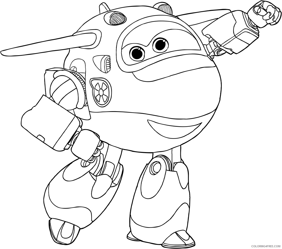 Super Wings Coloring Pages TV Film Color Super Wings Printable 2020 08335 Coloring4free