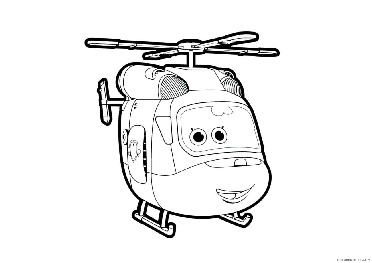 Super Wings Coloring Pages TV Film Dizzy Super Wings Printable 2020 08336 Coloring4free