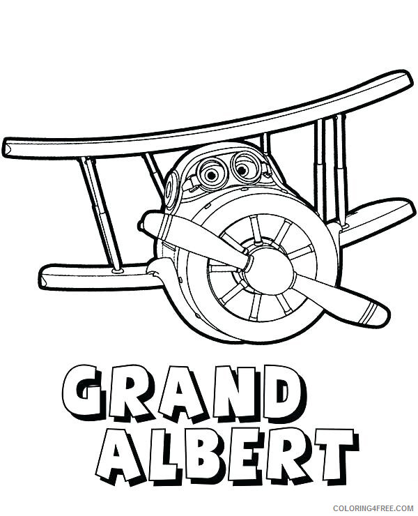 Super Wings Coloring Pages TV Film Grand Albert Super Wings Printable 2020 08340 Coloring4free